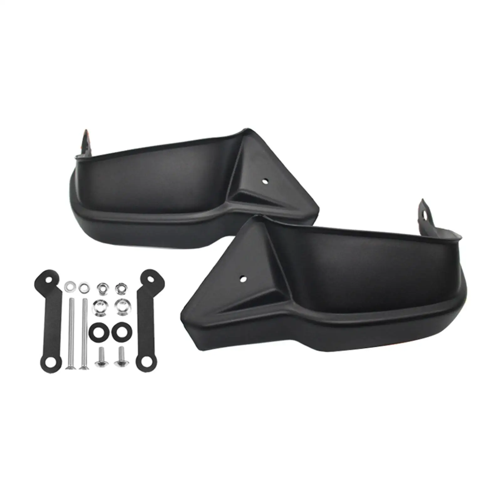 2 Pieces Handlebar Hand Guard Shield Kit for Honda NC750X 2012-2020 Black