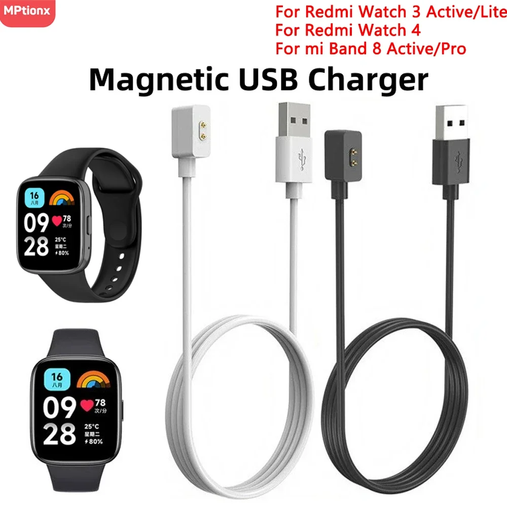 Schnell ladekabel für Redmi Watch 4 magnetisches USB-Ladekabel Strom ladung für Redmi Watch 3 Active Lite/Watch2/mi 8 Ladegerät