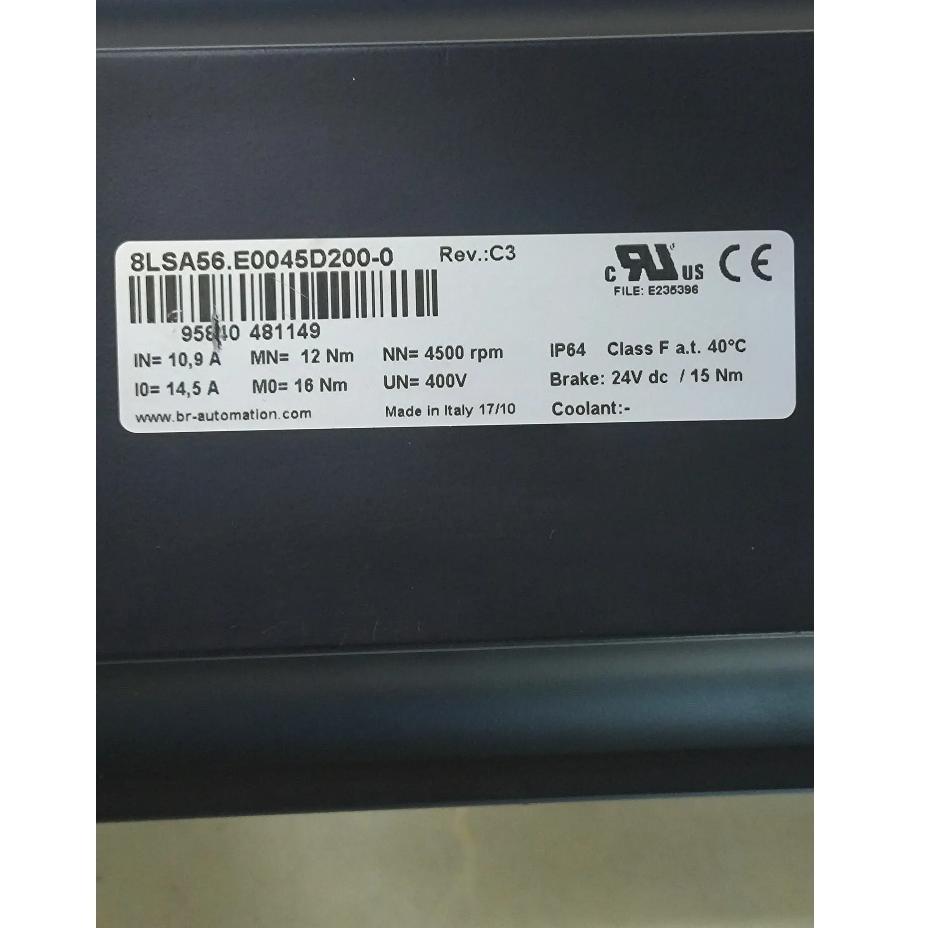 8LSA56.E0045D200-0 Servomotor Con garantía