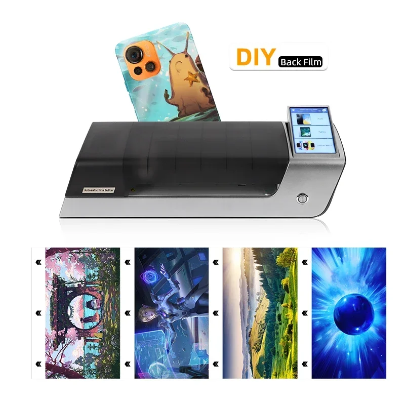 custom cutting hydrogel machine cell phone protective  tpu film cutting plotter machine make screen protector