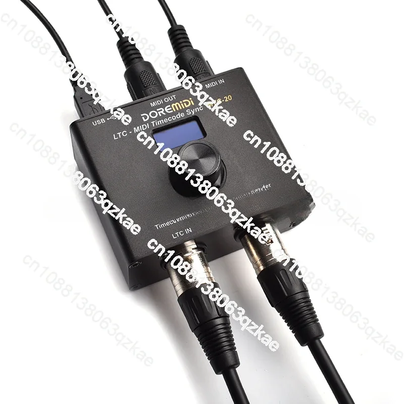 SMPTE LTC To MIDI MTC USB MIDI Audio Time Code Light Show MTC-20