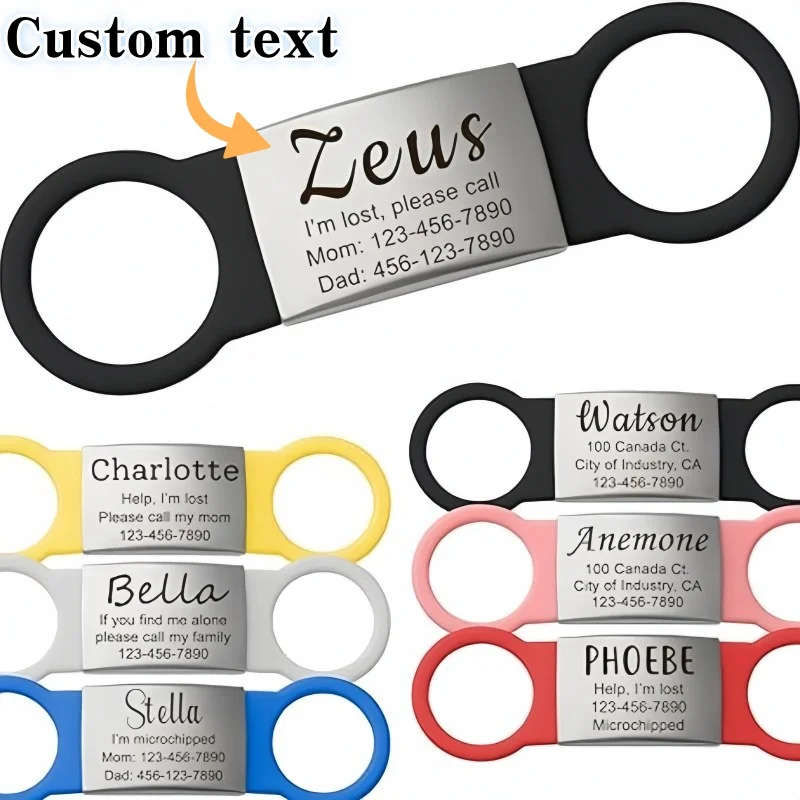 Collier personnalisé pour chat et chien avec gravure, pendentif nominatif, breloque, collier BNE, porte-clés pour chiot, accessoires pour animaux de compagnie