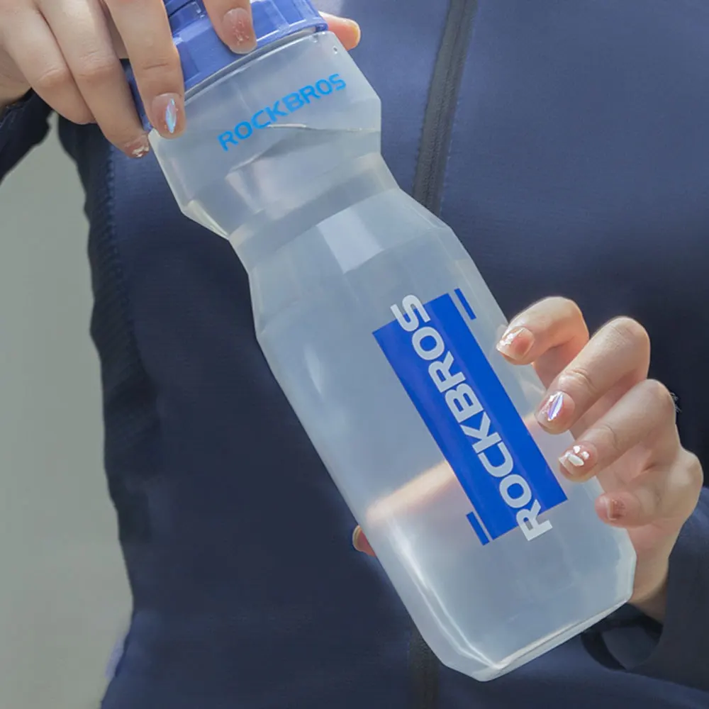 ROCKBROS Fahrrad-Trinkflasche aus Kunststoff für Outdoor-Laufsport, Quetschflasche, Fahrradbecher mit Flaschenhalterung – Detail 7