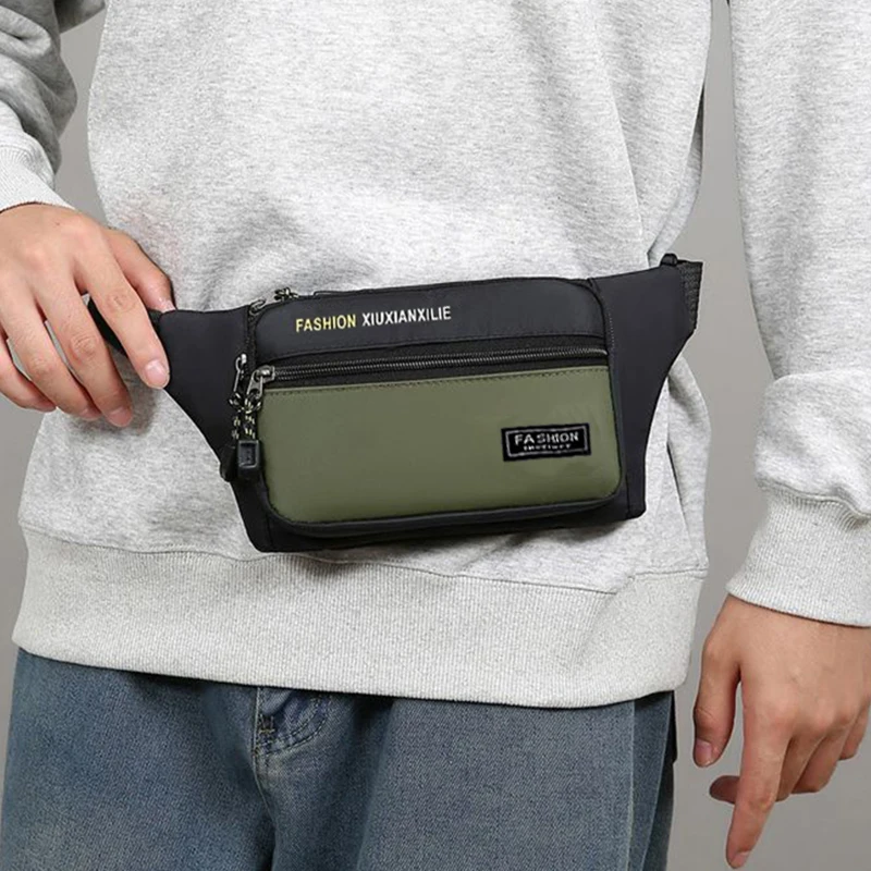 Neutrale, quadratische Tasche für Damen und Herren, vielseitig einsetzbar für besondere Anlässe, geeignet für Geschäftsreisen, Brusttasche. – Detail 10