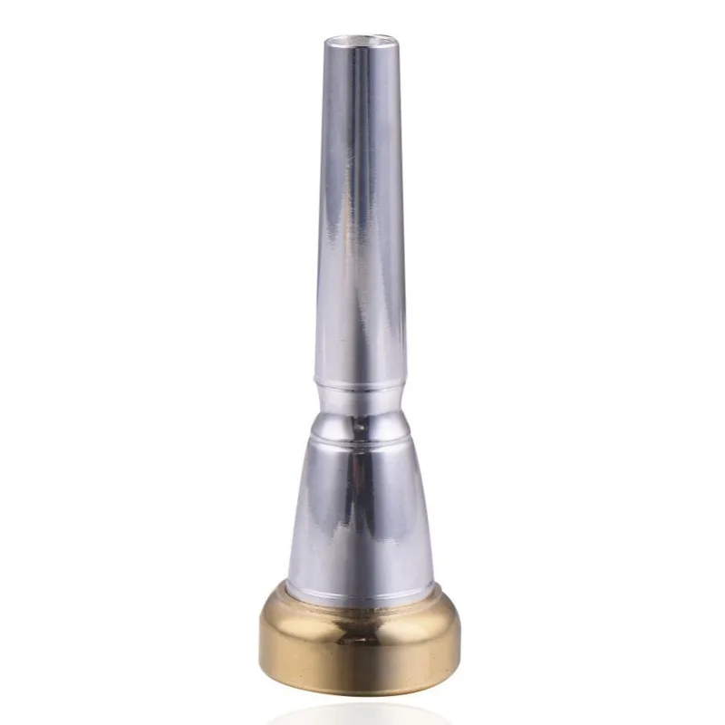 Suitable For Trumpet,Trumpet Mouthpiece Set,7# Trumpet Mouthpiece with 4 Size Rim Cups Musical Instrument Replacement Part