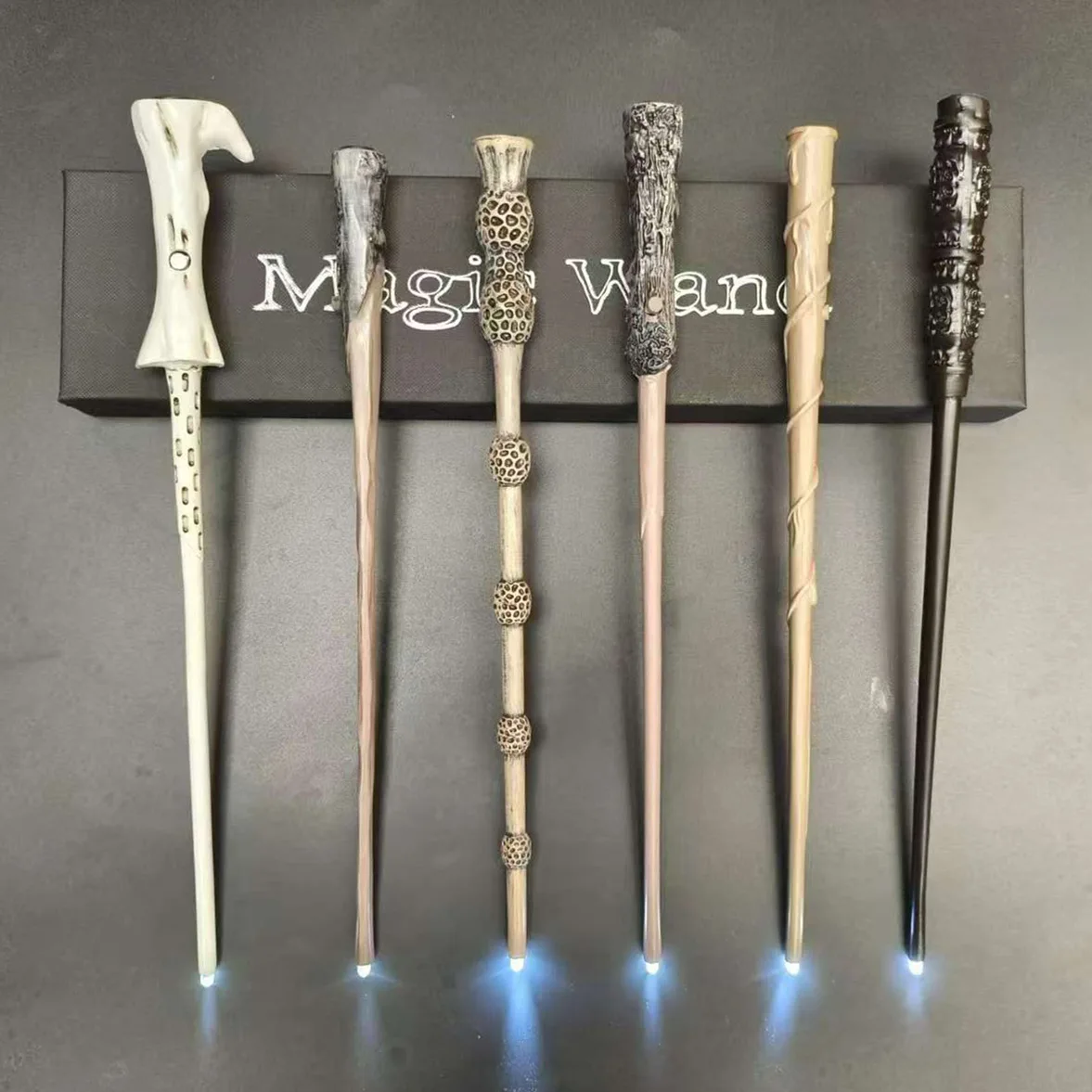 Harry Potter Glowing Wand Magic Wand Halloween Toy LED Light Role Playing Children's Party Gift view 4