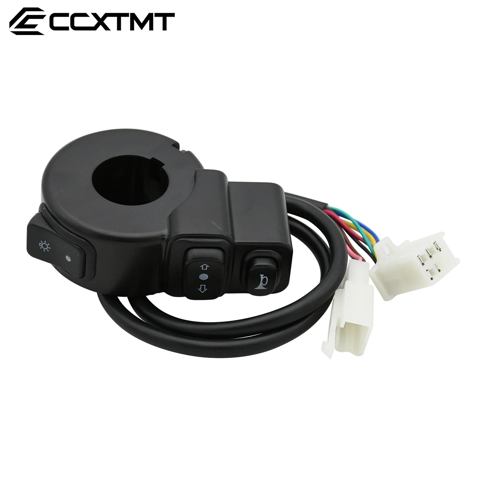 Motorcycle 3 In1 Switch Headlights Turn Signal Horn ON/OFF Button For Any Street Bike Scooter ATV Honda 22mm Handlebar Universal