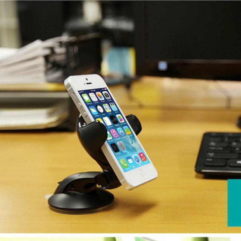 

Auto Car Phone Mount, Safe Driving Style One-Hand Operation Easy Lock Release Anti-Slip for Secure Driving Navigation Experience