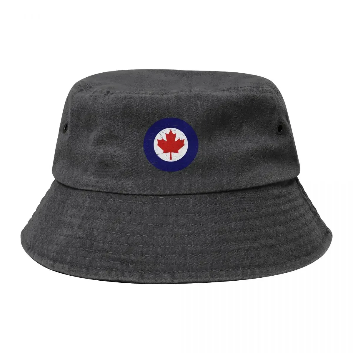 RCAF Roundel (modern, distressed) Bucket Hat Rave Luxury Brand Luxury Cap Women Beach Fashion Men's