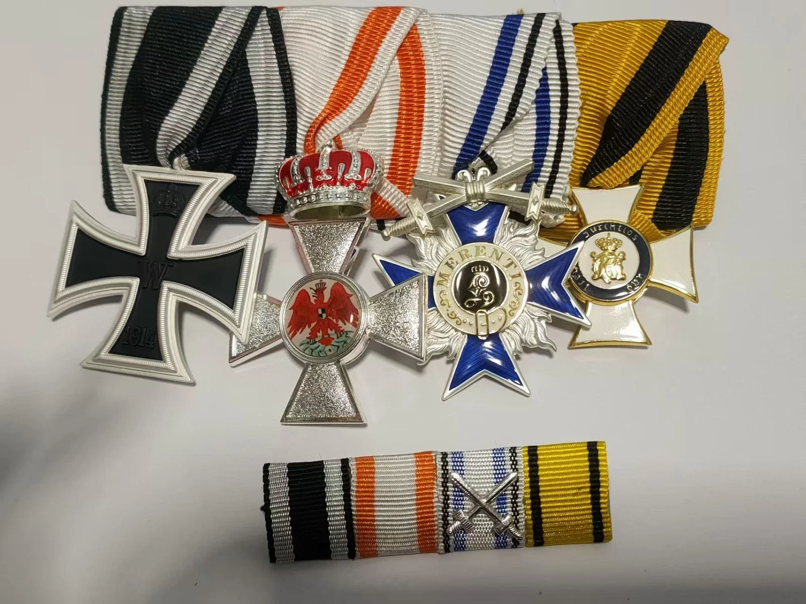 

Customized 1 Set medal bar and ribbon Bar Reproduction