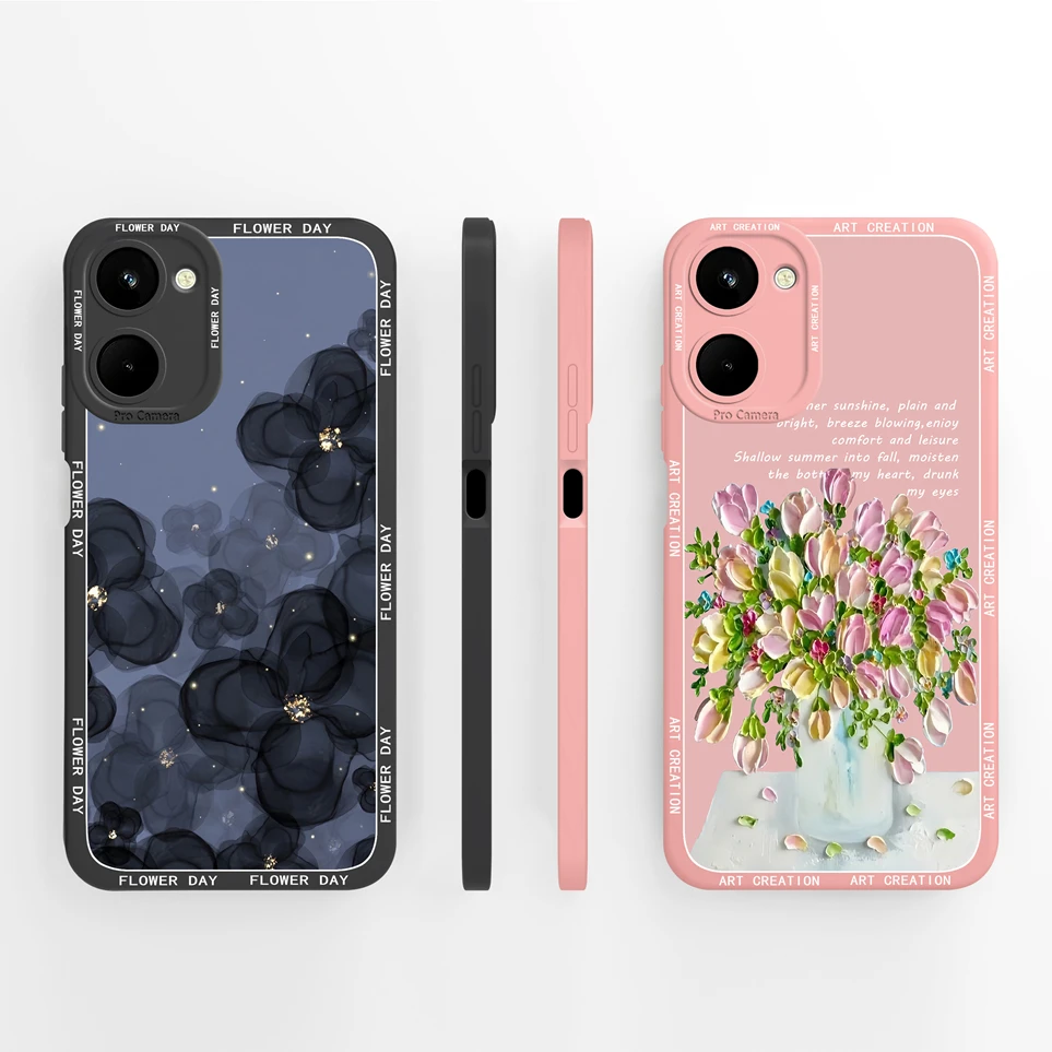 For OPPO Realme 10 10 Pro Case Cute Panda Cases Soft Silicone Liquid Back Cover Lens Protection Coque For Realme10Pro 10 Funda