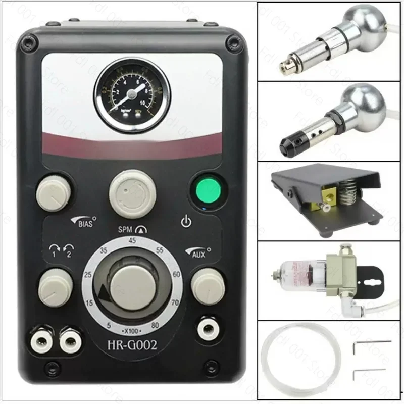 Dual Head Pneumatic Engraving Machine Jewelry Graver Machine Pneumatic Beading Machine Jewelry Micro Engraving Tool