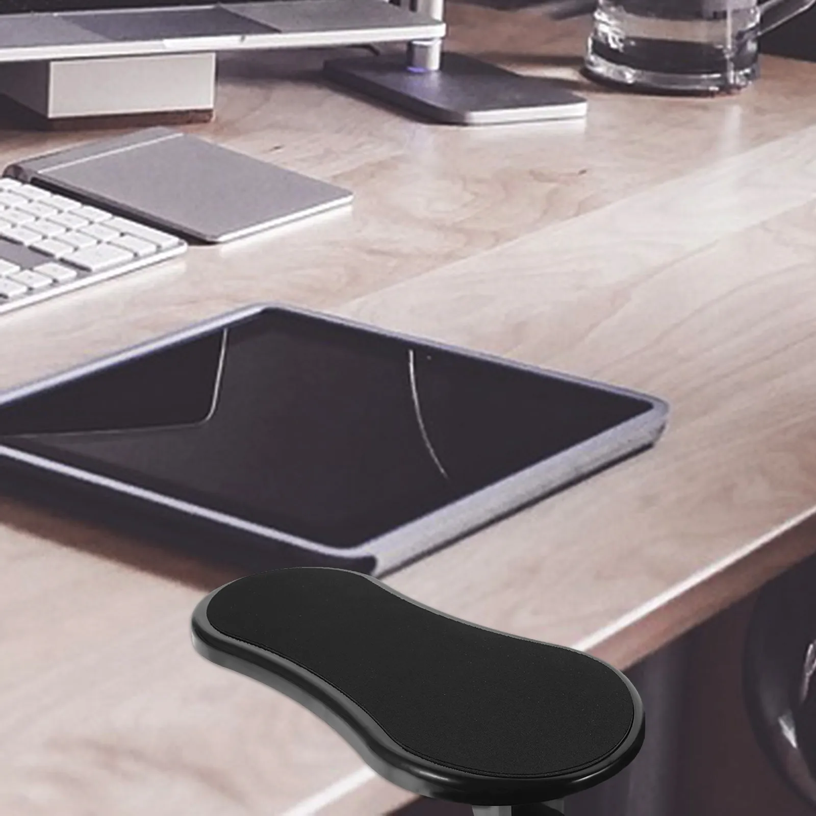 Ergonomic Adjustable Armrest Wrist Pad for Keyboard Computer Desk Stable Support Hand Fatigue Relief Gift for Workers Gamers