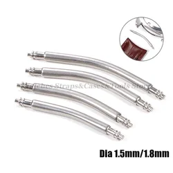 18mm 20mm 22mm 24mm Curved Spring Bar 1.5mm 1.8mm Diameter Watch Strap Link Pins 316L Stainless Steel Curved Watch Strap Links