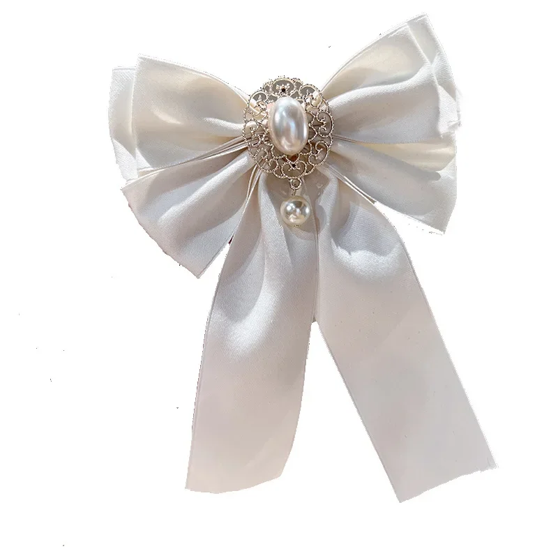 New Bow Tie Professional Attire with Ribbon Bow Tie Hair Clip Small Fresh and Versatile Shirt Collar Flower Accessories