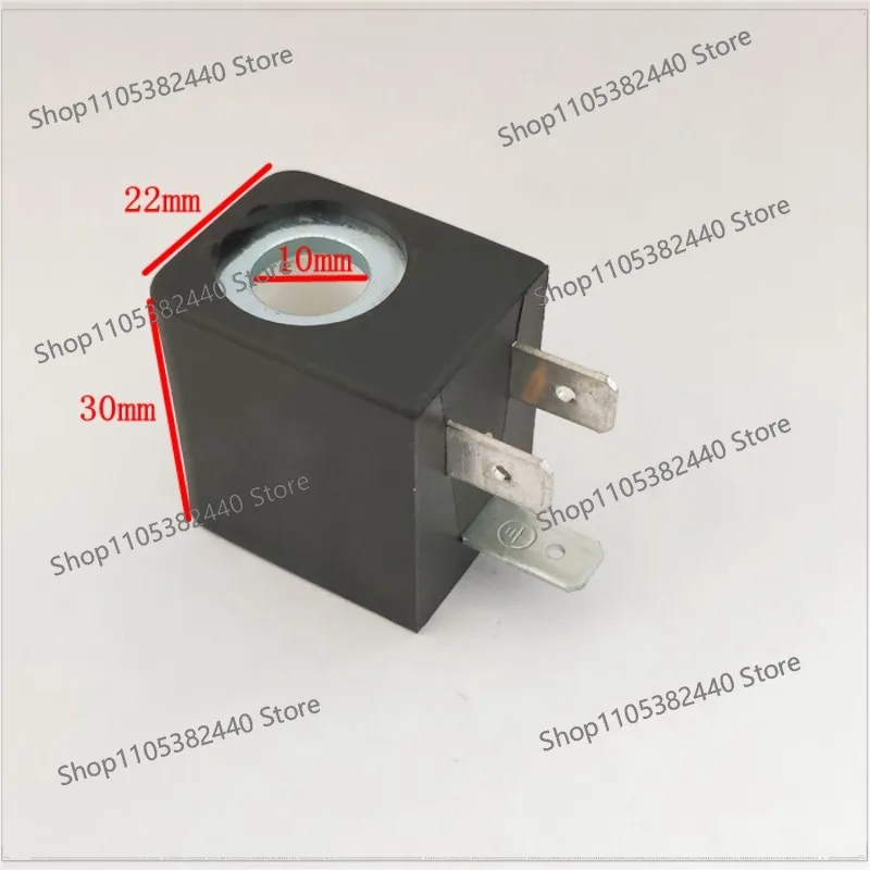 Solenoid valve coil, normally closed solenoid valve control valve coil, aperture 10mm height 30 AC220VDC24V