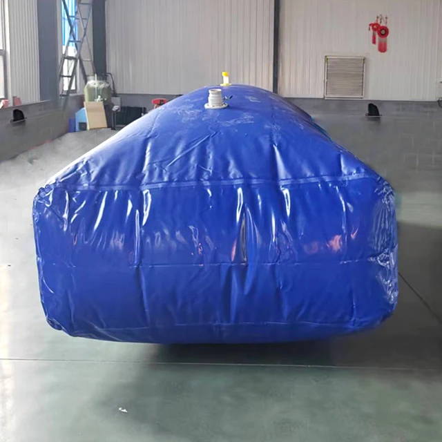 10000 liters foldable water bag PVC flexible pillow irrigation inflatable water storage tank