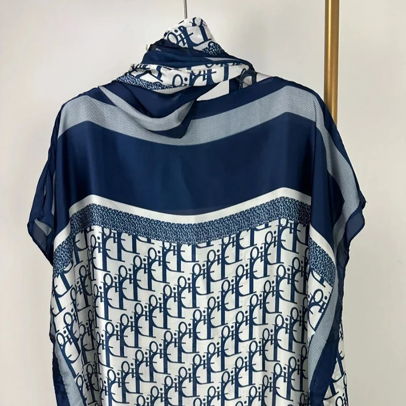 여성 아프리카 드레스 2 세트 Headscarf 기하학 인쇄 Kaftan 140cm 맥시 드레스 크루 넥 반팔 플러스 사이즈 의류