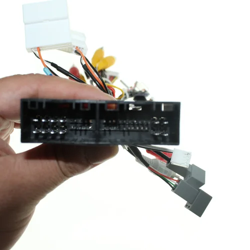 Imagen 2 del producto Cable de arnés de cableado estéreo de Radio de coche Canbus Android 16pin para Hyundai Santa fe para Kia Sportage K3 Sorento Cerato