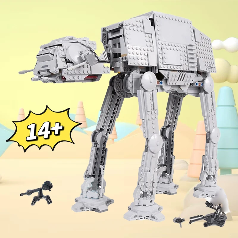 Neue MOC Space Movie AT-AT Bausteine Ziegel Spielzeug für Kinder Weihnachten Geburtstag Geschenke