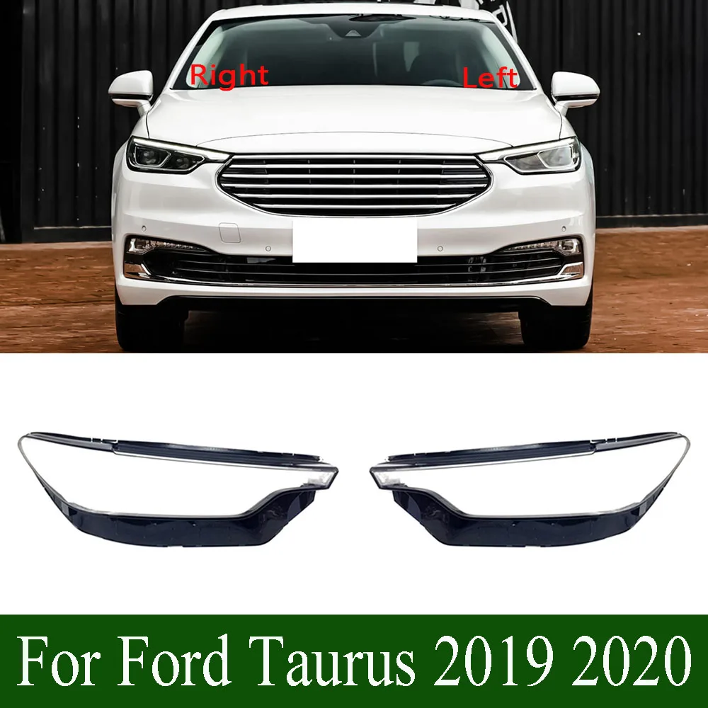 

For Ford Taurus 2019 2020 Car Front Headlamps Cover Transparent Lampshade Headlights Plexiglass Housing Replace Shade