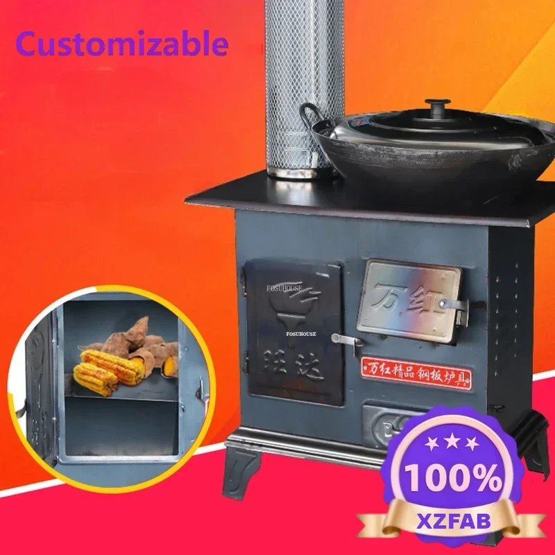 Factory Direct 2026 Functional Modern Simple Chimeneas Fire Wood Heater Stove Home Indoor  Outdoor Camping Bonfire Party BBQ Cas
