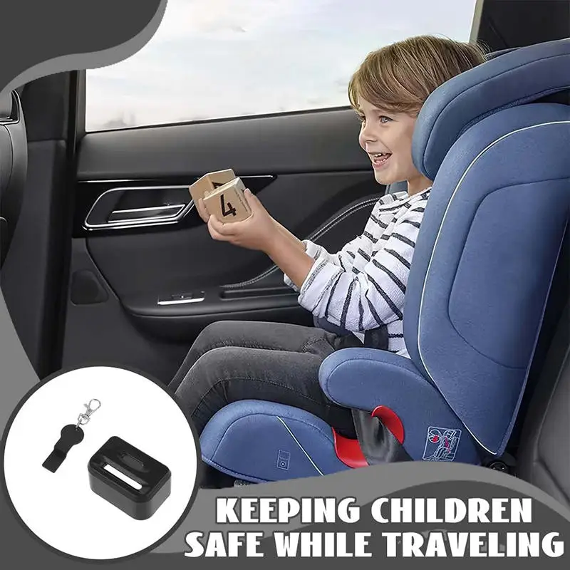 Car Seat Belt Buckle Safety Seat Belt Lock Auto Interior Decor Accessories Child Travel Protective Device Seat Belt Lock Clip