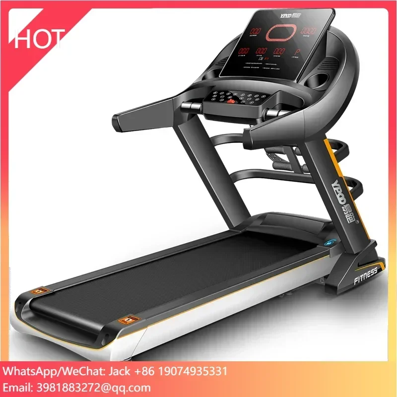 

2024 YPOO Easy Folding Treadmill Home Fitness Equipment Motorized Treadmill Dc Motor Home Fitness Electric Treadmill with APP