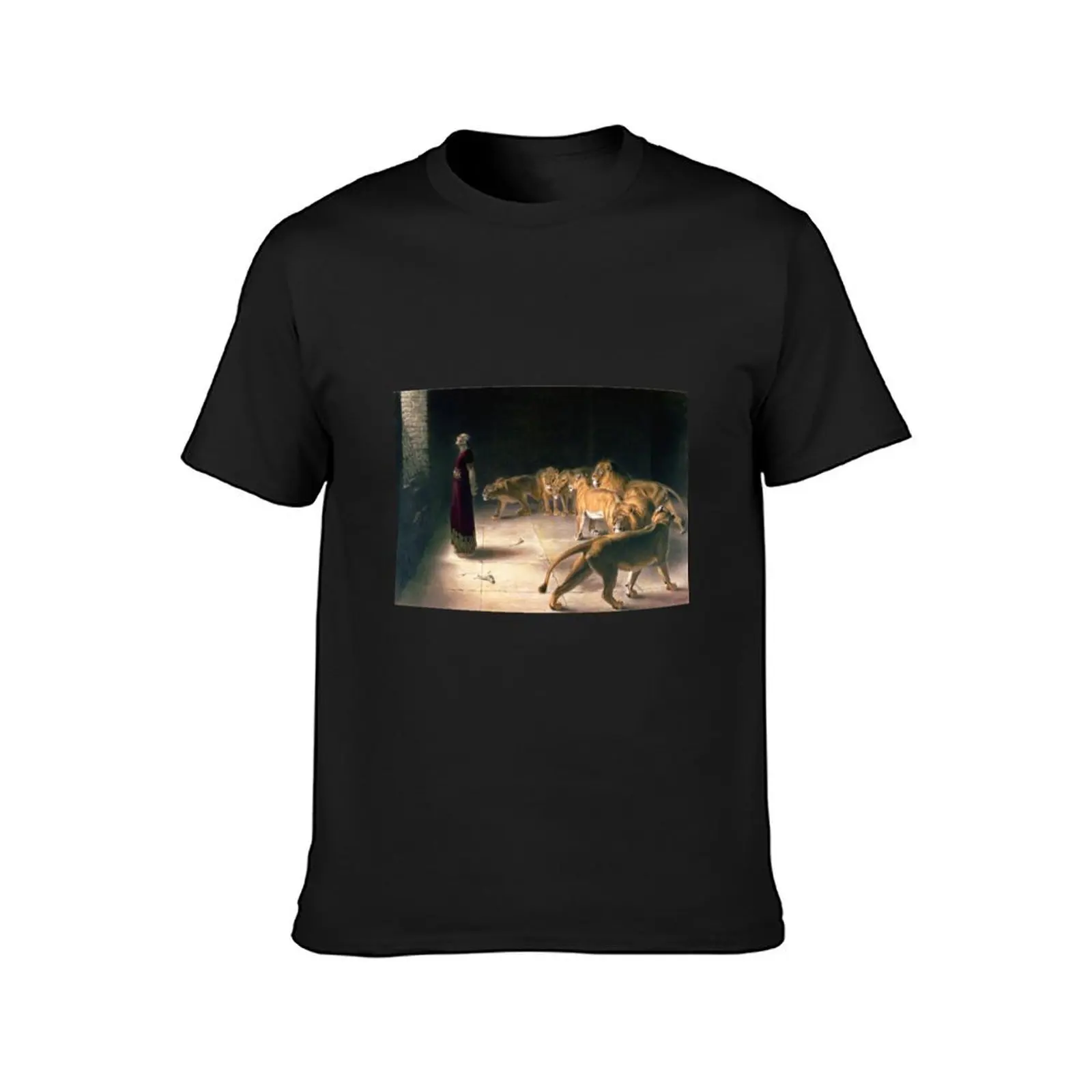 Briton Riviere - Daniels Answer To The King Painting T-Shirt korean fashion hippie clothes oversizeds mens funny t shirts