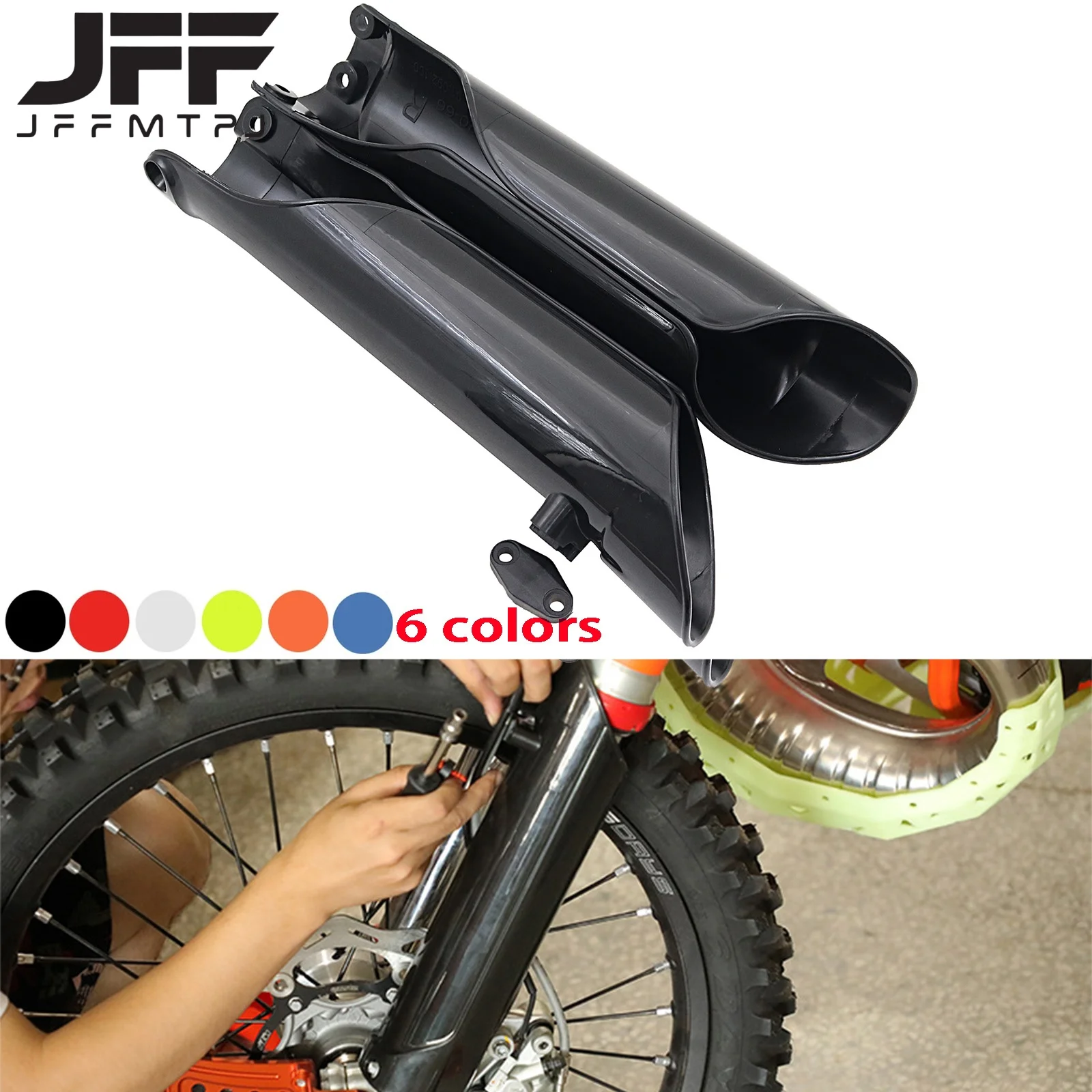 Motocross Front Fork Protector Covers Fork Guards For KTM SX SXF XC XCF XCW EXC EXCF 125 200 250 300 350 400 450 500 2016-2024