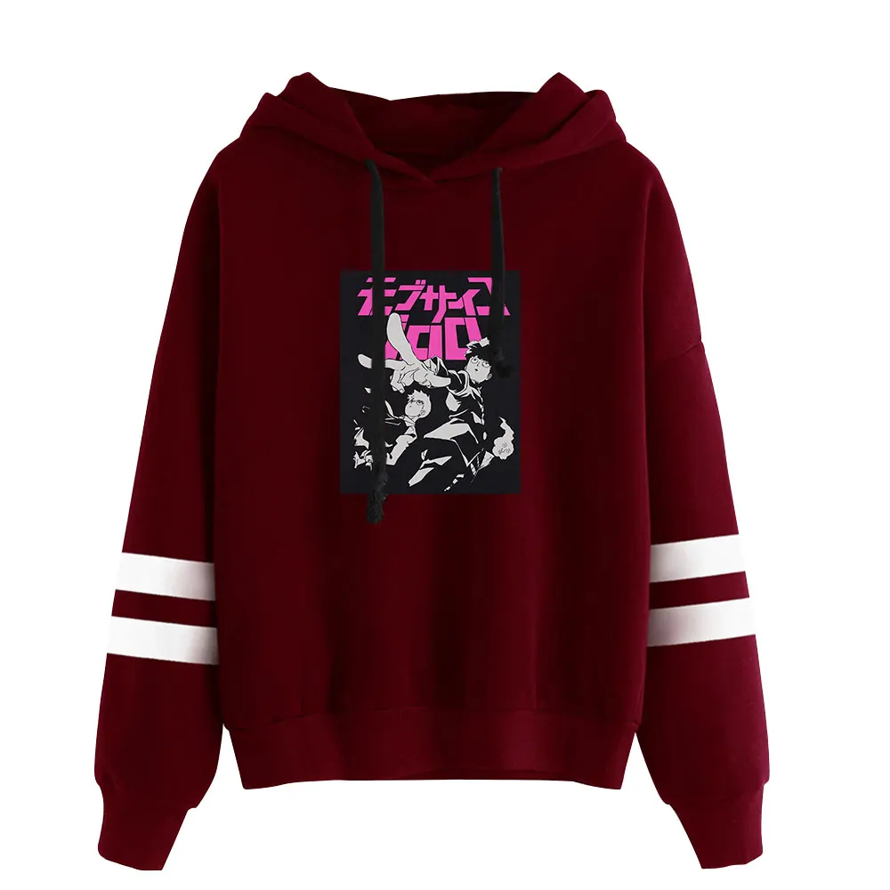 Mob Psycho 100 HOODIE Harajuku street style sunset curve hoodie tops