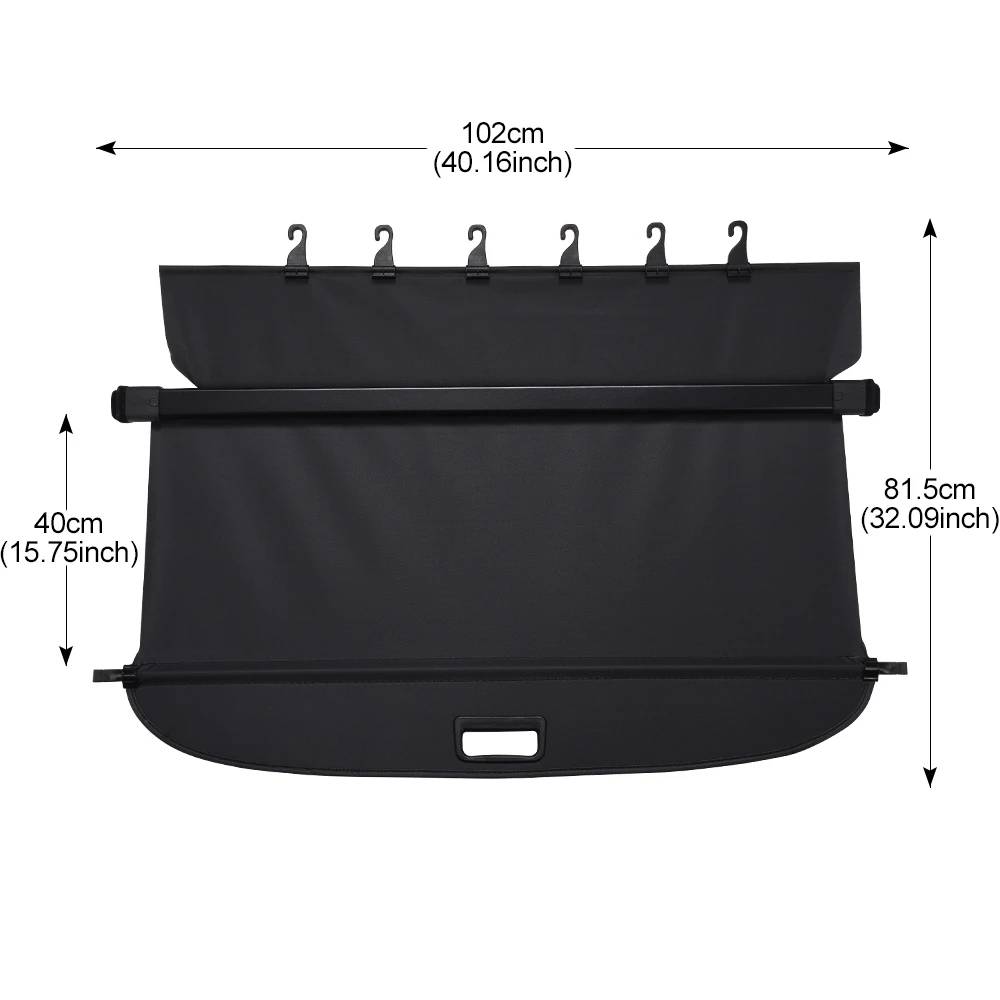 Car Rear Boot Shield Cover Fit for Peugeot 3008 , Trunk Cargo Luggage Shade Security