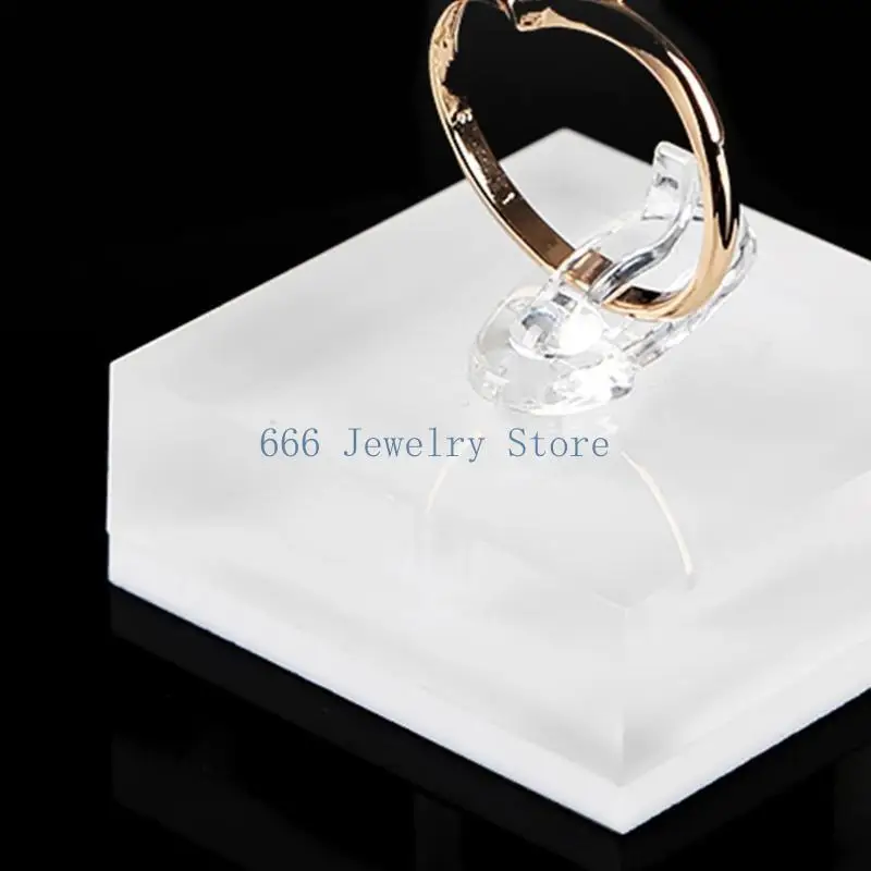 

F2TD Организатор колец Стойка для шоу Декоративные зажимы для колец на палец Стенд для поддержки дисплея