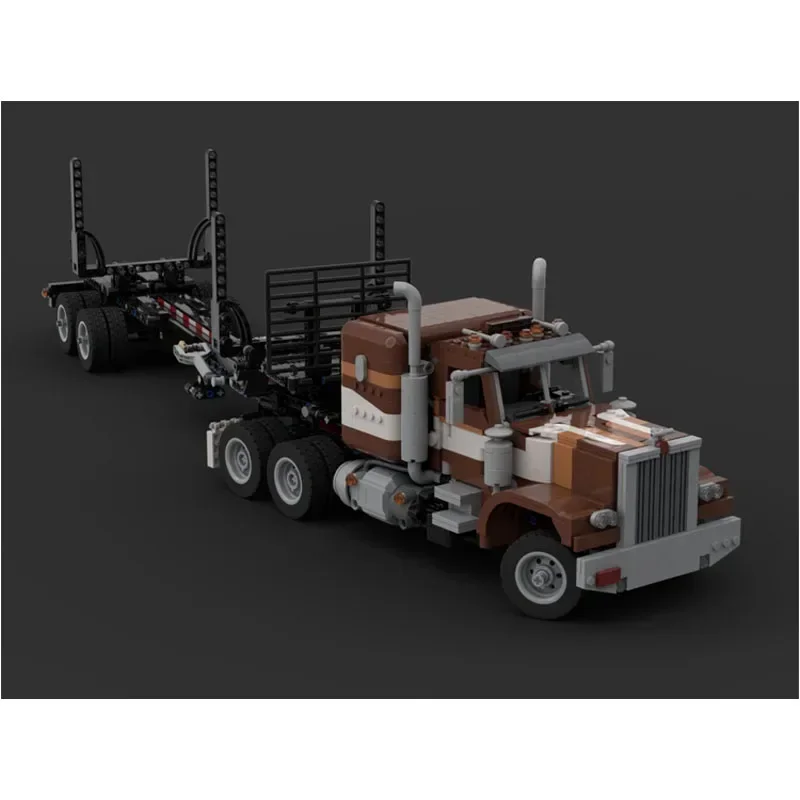 MOC-128371 電気ログトラックアセンブリスプライシングビルディングブロック Model2006car 部品ビルディングブロック子供 Custombirthday おもちゃギフト