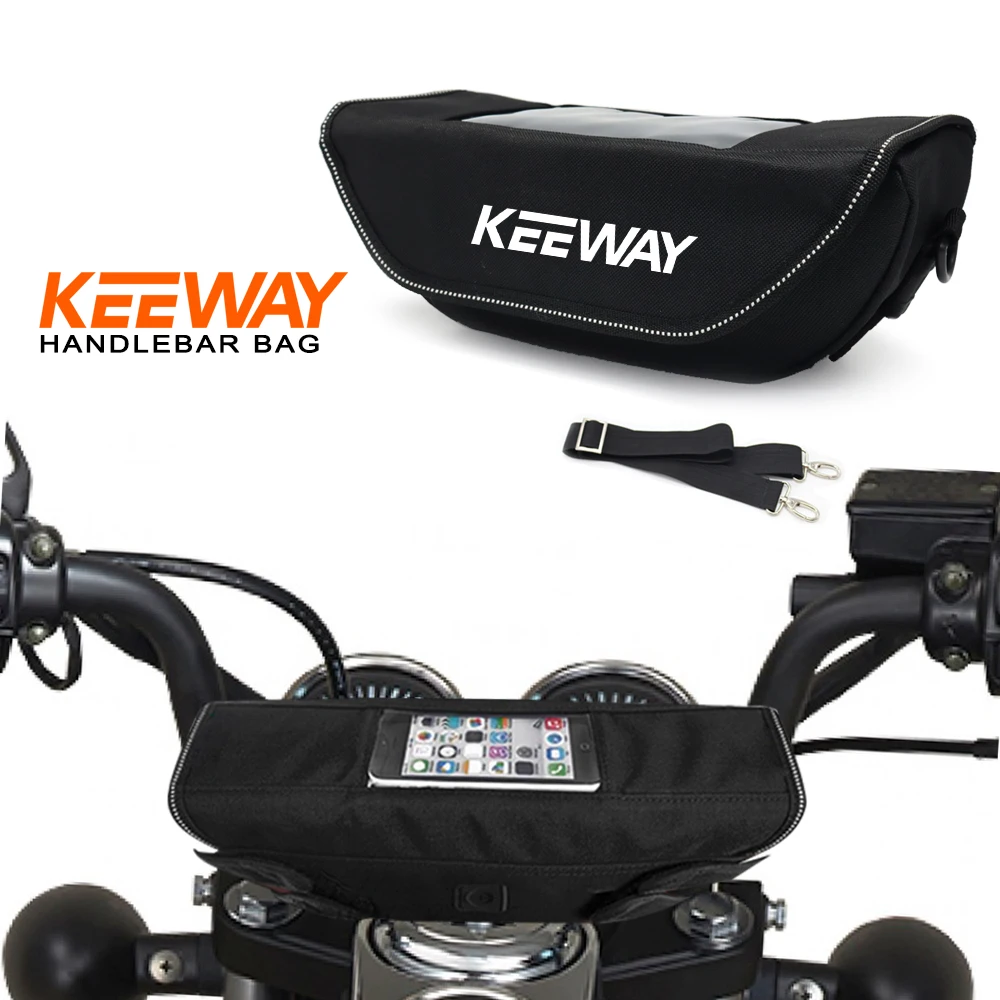 For Keeway Superlight 125 / 150 / 200 Motorcycle Handlebar bag waterproof handlebar travel navigation bag