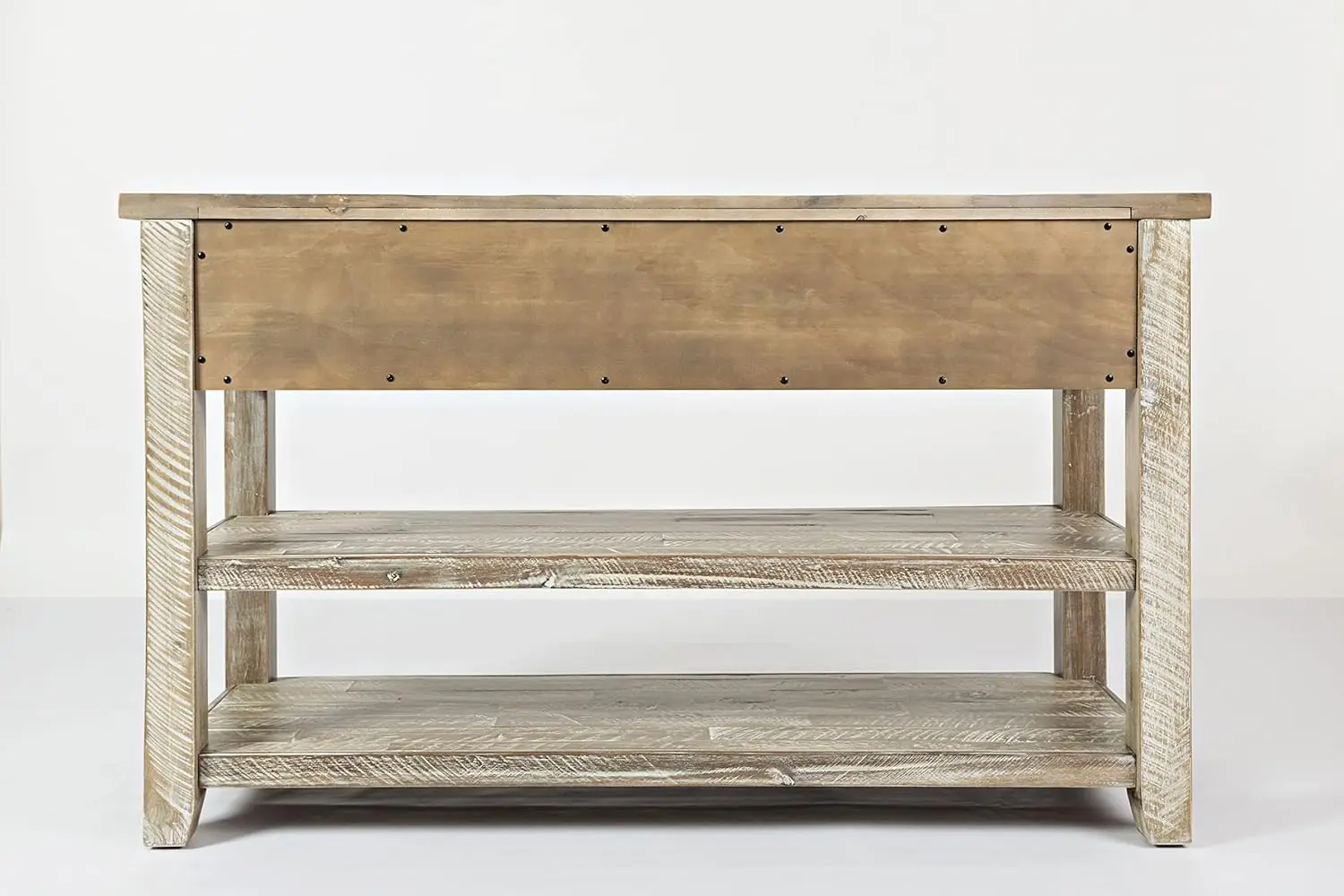 Artisan'S Craft 50'' Distressed Acacia Farmhouse Sofa Table