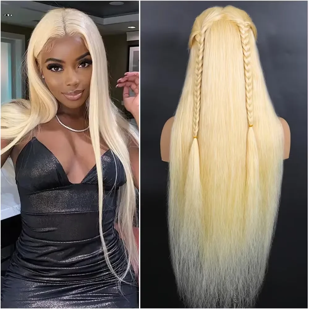 250-density-brazilian-40-42-inch-613-blonde-13x6-hd-lace-front-human-hair-wig-for-women-straight-glueless-bob-lace-frontal-wig