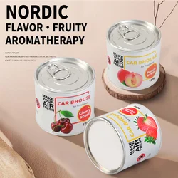 Car Air gel Freshener Perfume Cream Auto Interior Accessorie Aroma Diffuser Cup-shaped Aluminum Can Remove Odors Fragrance