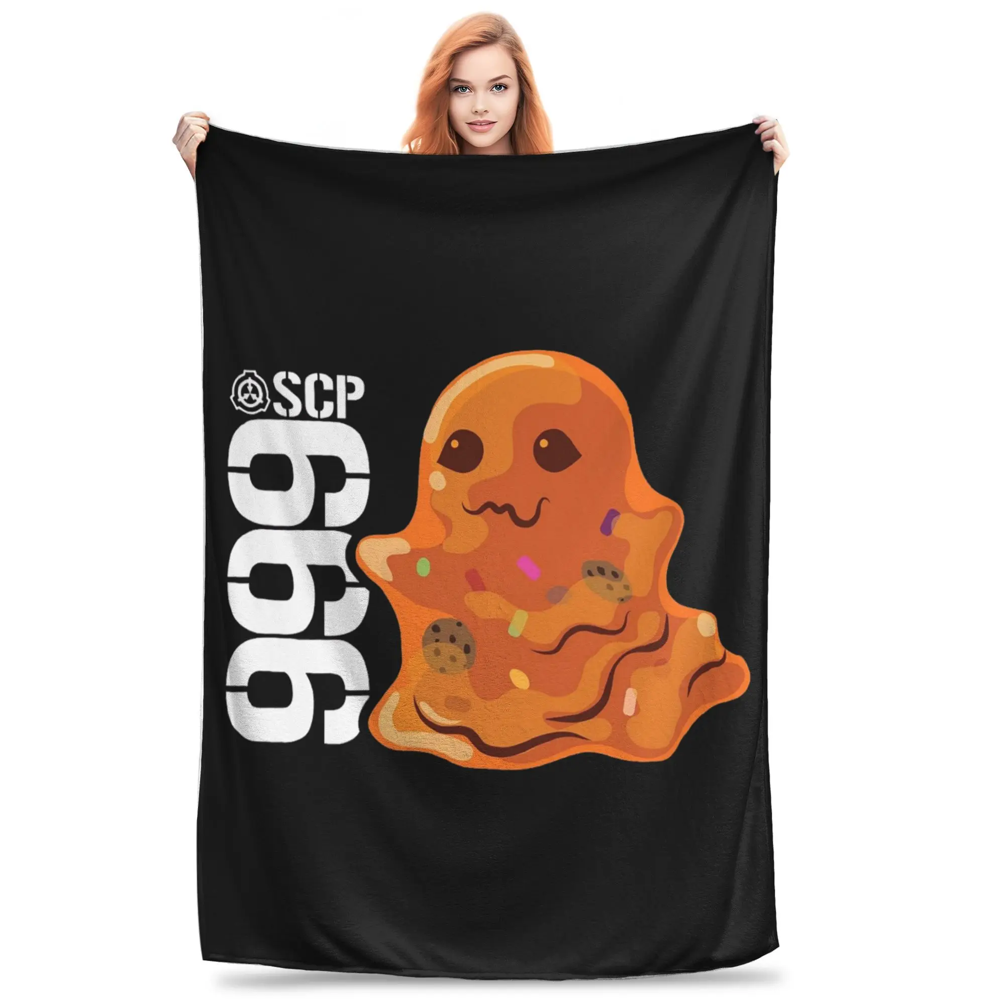 SCP 999 Tickle Monster SCP Foundation Blankets Soft Warm Flannel Throw Blanket Plush for Bed Living room Picnic Travel Home
