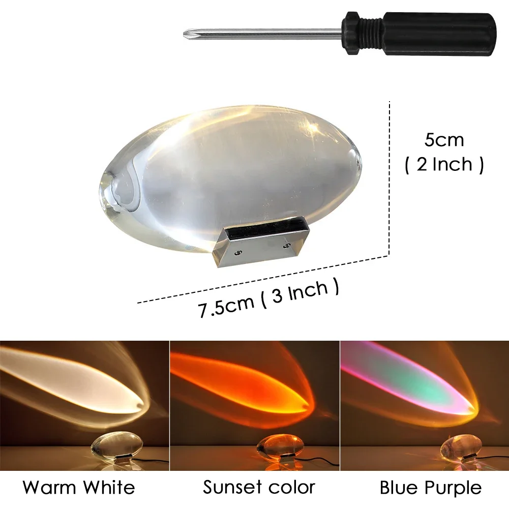 Italian Designer Table Lamp Led Crystal Eye Of The Sky Egg-shaped Lamps Living Bedroom Decor Light Night Projector Bedside Lamp