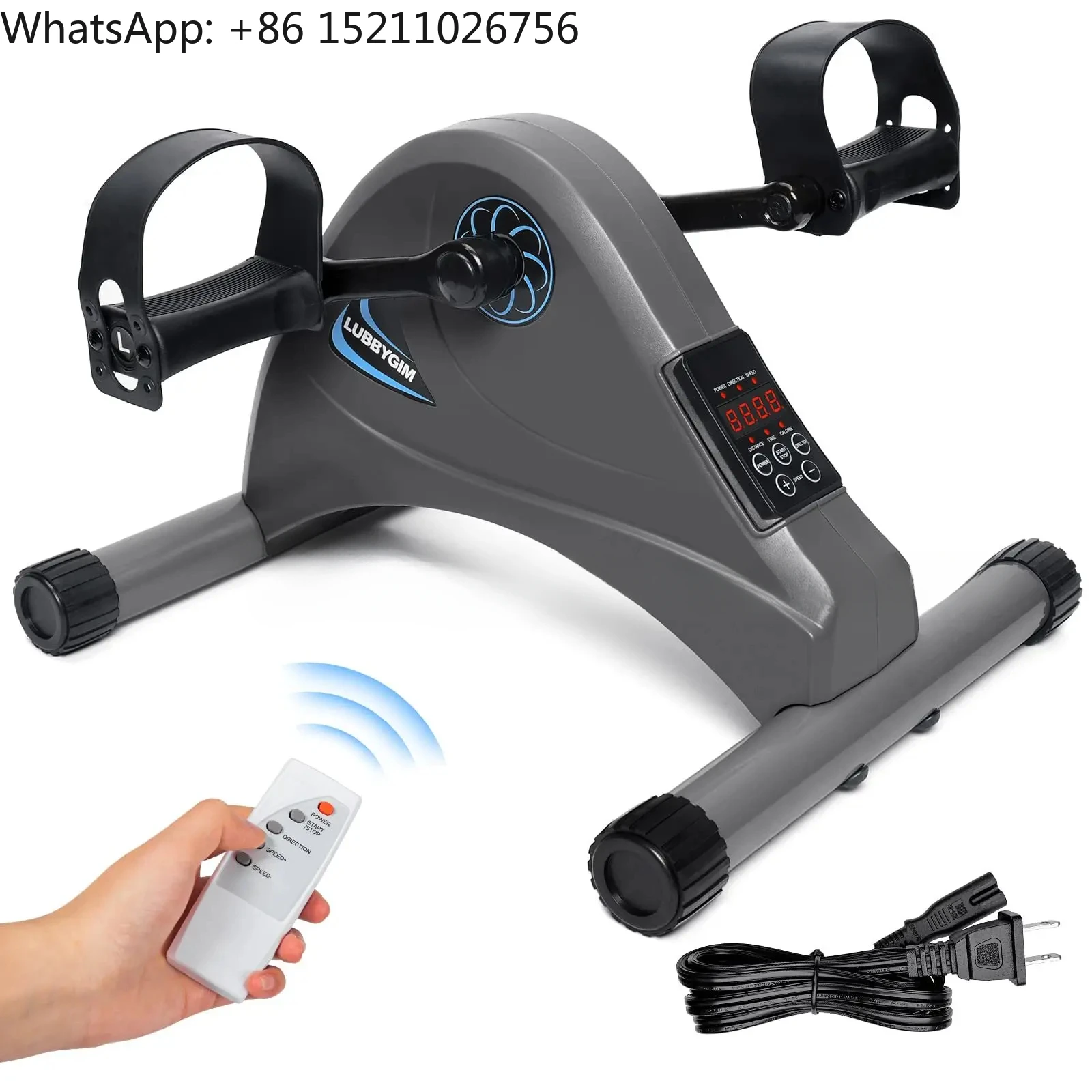 Cardio Training Under Desk Mini Exercise Bike Pedal Exercisers For Fitness Rehabilitation With Electronic Display