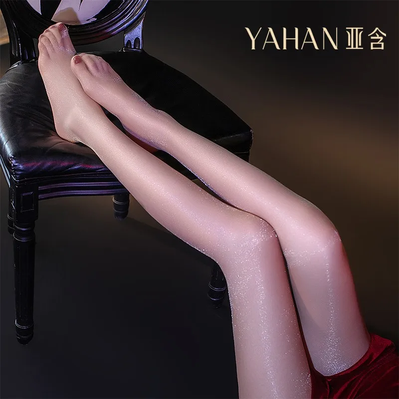 Plus Size 3 Stuks vleeskleurige Super Heldere Panty Vrouwen Dunne Kousen Glanzende Parelmoer Koreaanse Zomer dunne Been Panty Zijde