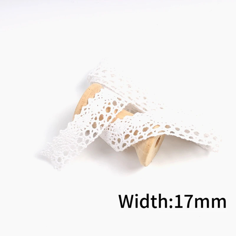 Vintage Cotton Lace Trim Tulle Ribbon, White, Beige Fabric Wedding Decor, Christmas Package, DIY Sewing Crafts, 5Yards