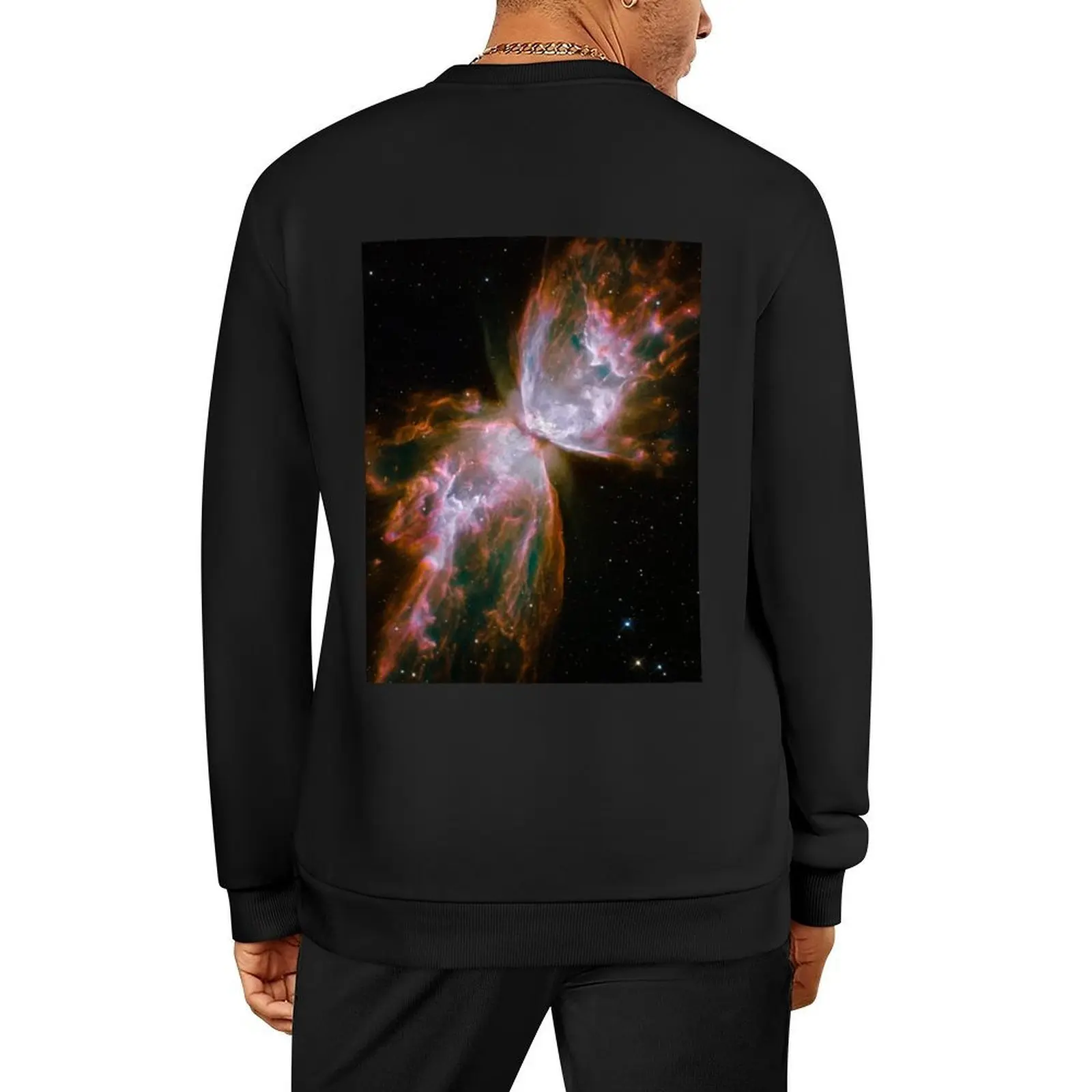 

Butterfly Nebula Pullover korean autumn clothes autumn clothes men's coat winter clothes hooded sweatshirts