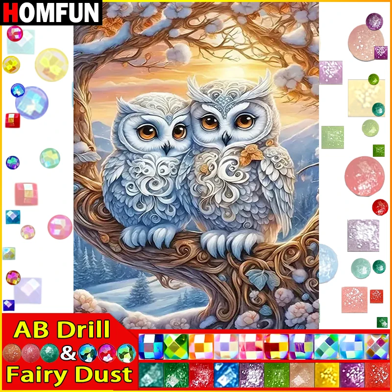 HOMFUN Fairy Dust AB Full Diamond Embroidery 