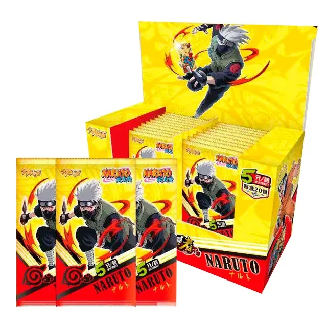 Bandai Genuine Anime Sasuke NARUTO Collection Rare Cards Box Uzumaki Uchiha Game Hobby Collectibles Cards For Child Gifts Toys