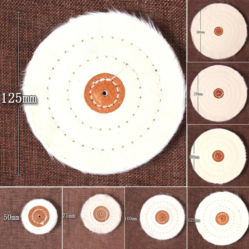 

50 мм-200 мм полировальный круг, тканевый полировальный круг, золото, серебро, ювелирные изделия, зеркальная полировальная подушечка для настольной шлифовальной машины, аксессуары для электроинструментов