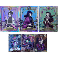 Anime Demon Slayer Kamado Nezuko Shinazugawa Genya Kochou Shinobu Collectible Cards Christmas Birthday Gifts Children's Toys