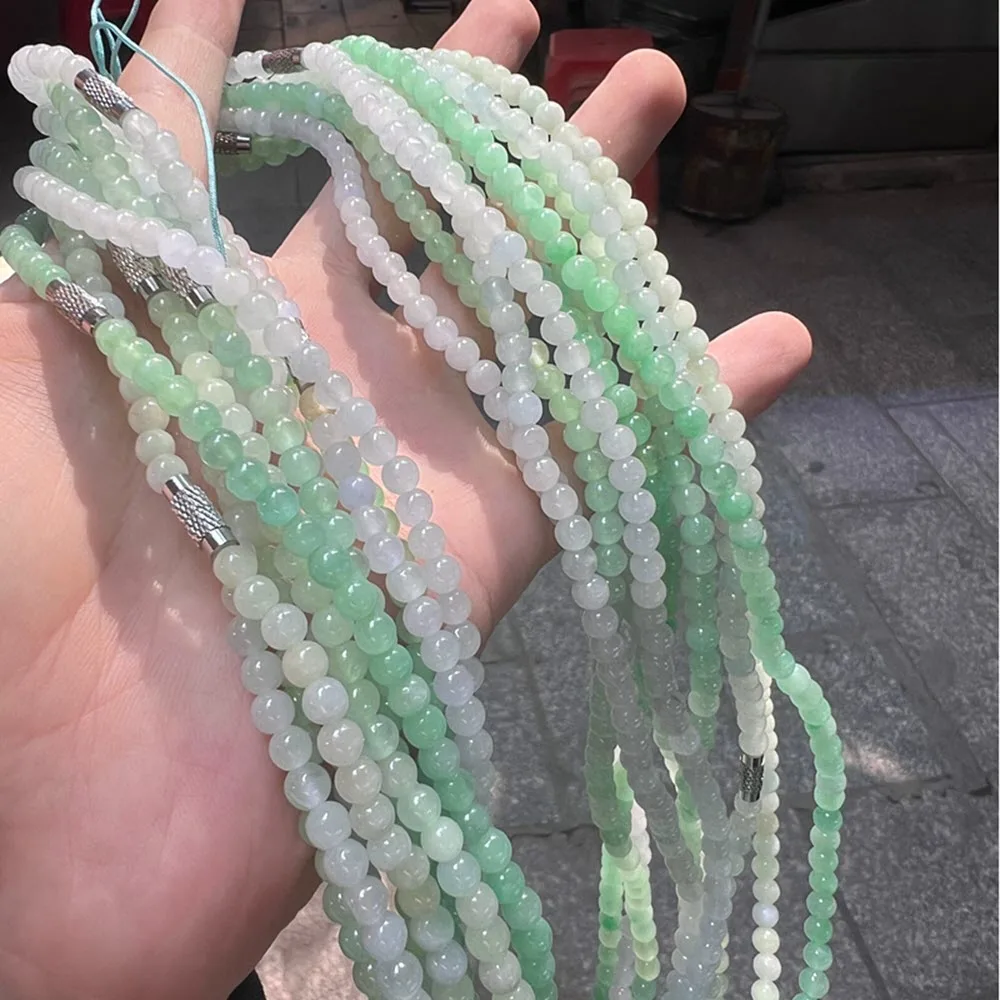 Green Jade Necklace Green Myanmar Jade Necklace Women Necklace Jadeite Fit Adult Women Necklace Jewelry For Mother Gift
