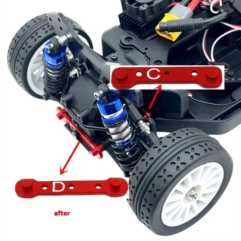 ABXE-For MJX 1/10 10303 10304 RC Car Accessories- Front And Rear Measurement Calibration Kit For Upgrades